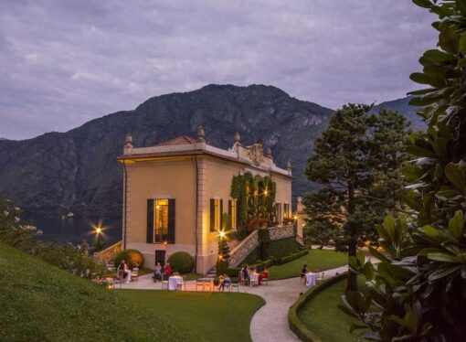 Aperitivo sul lago alla Villa del Balbianello